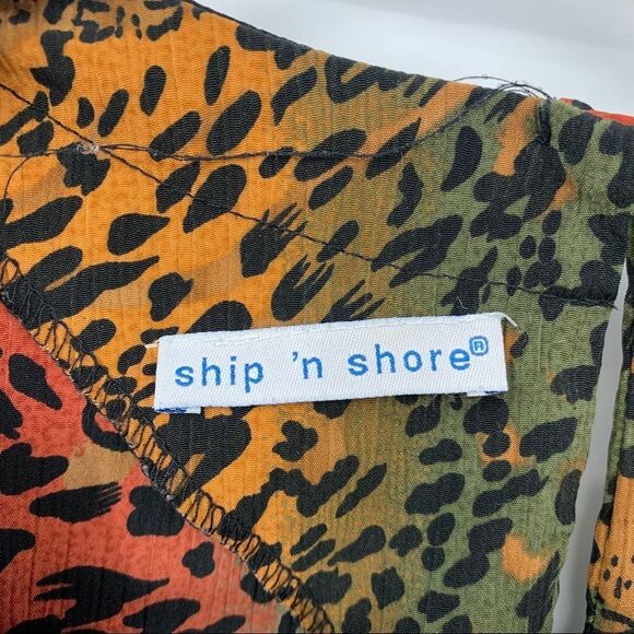 Vintage Ship ' N Shore Leopard‎ Top - Picture 4 of 4